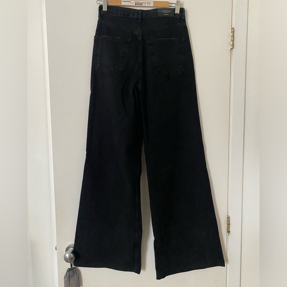 NEW w/o tags Black super wide leg jeans - Picture 3 of 3